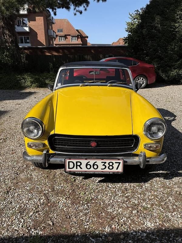 Gul Brugt 1970 MG Midget Cabriolet | 60.000 kr. - Billede 1/4