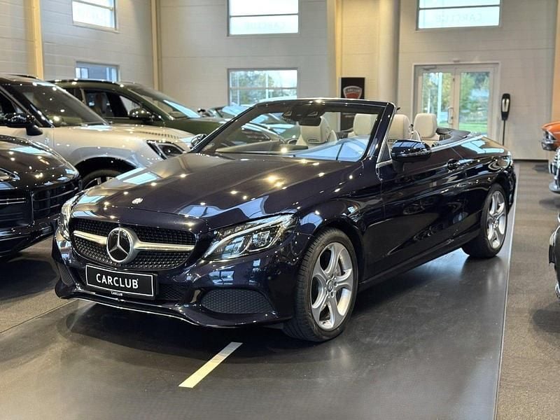 Blåmetal Brugt 2016 Mercedes C400 Cabriolet | 4.969 kr. - Billede 1/4