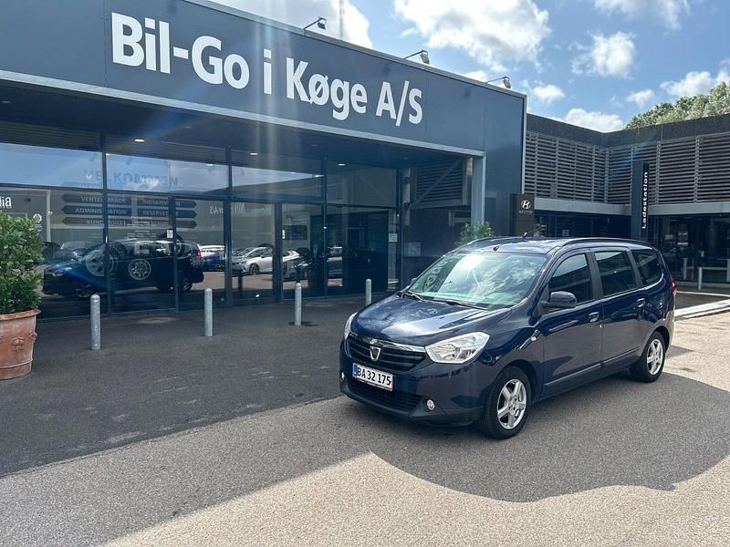 Blå Brugt 2016 Dacia Lodgy Lauréate MPV | 35.000 kr. - Billede 1/4
