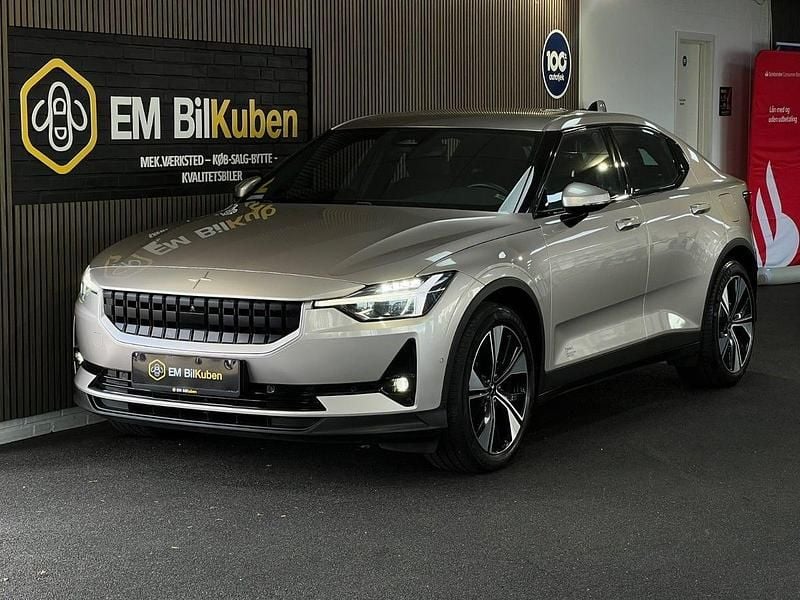 Champagnemetal Brugt 2023 Polestar 2 Sedan | 214.900 kr. (God pris) - Billede 1/4