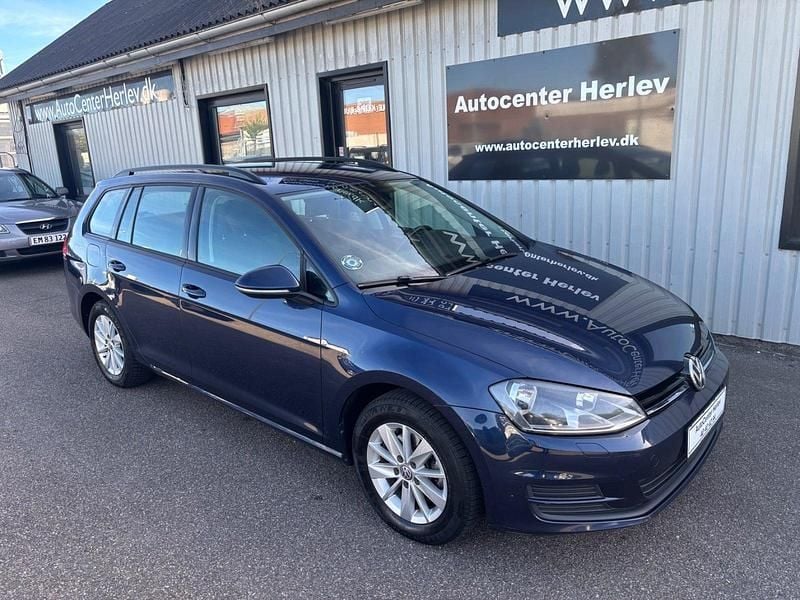 Mørkblåmetal Brugt 2013 VW Golf VII Trendline Stationcar | 84.900 kr. (Fair pris) - Billede 1/4
