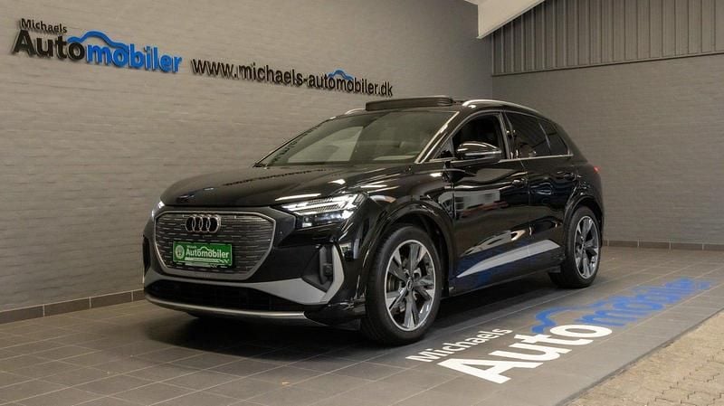 Sortmetal Brugt 2024 Audi Q4 e-tron Attraction SUV | 419.900 kr. - Billede 1/4
