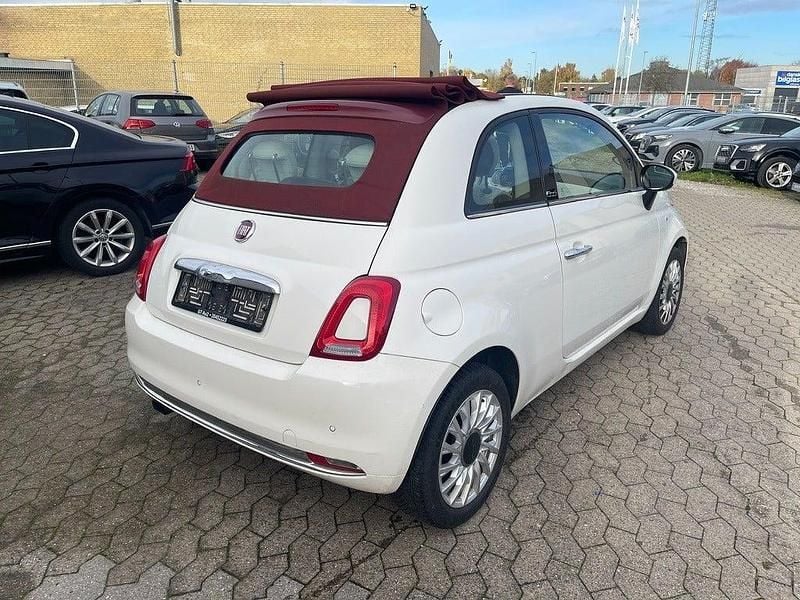 Brugt Fiat 500C Lounge 80 HK (58 kW) 2016 Hvid Cabriolet