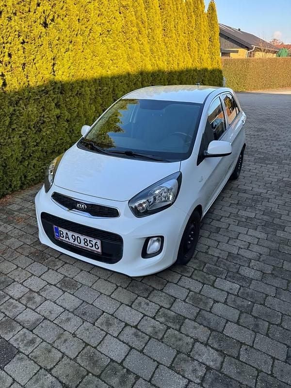 Brugt Kia Picanto Plus 66 HK (48 kW) 2016 Hvid Hatchback