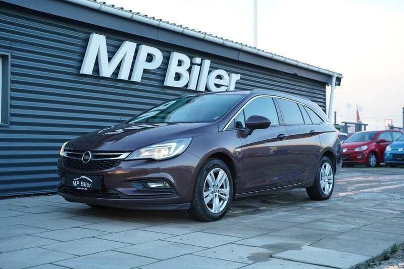 Brunmetal Brugt 2016 Opel Astra Enjoy Stationcar | 89.900 kr. (Lidt for dyr) - Billede 1/4