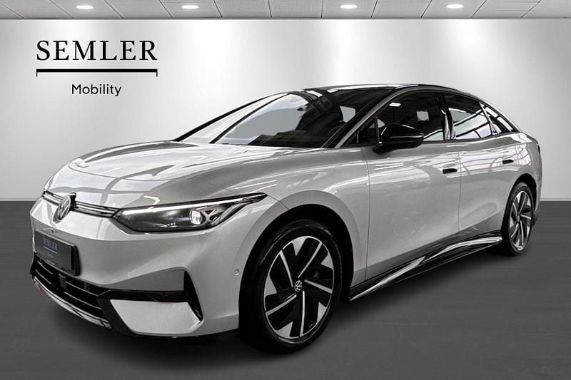 Sølvmetal Brugt 2024 VW ID.7 Pro Hatchback | 349.800 kr. (Super pris) - Billede 1/4