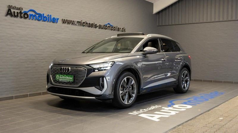 Gråmetal Brugt 2024 Audi Q4 e-tron S-Line SUV | 389.900 kr. (Fair pris) - Billede 1/4