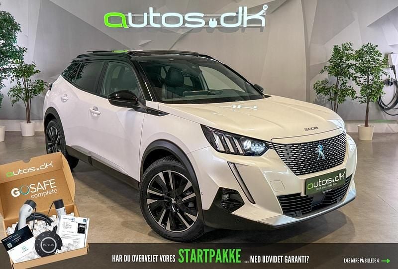 Hvidmetal Brugt 2020 Peugeot e-2008 GT SUV | 139.000 kr. (Fair pris) - Billede 1/3