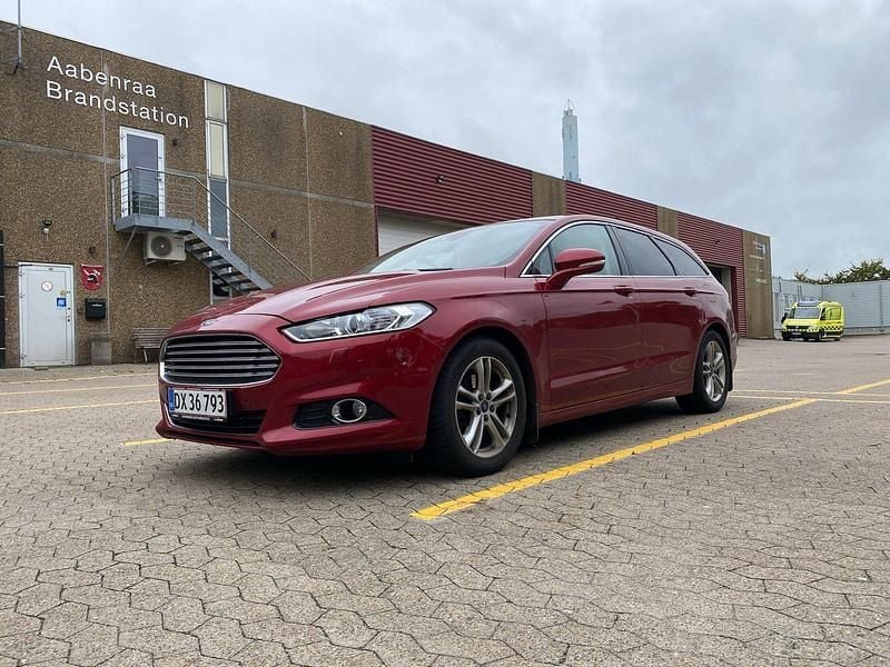 Rød Brugt 2014 Ford Mondeo Titanium Stationcar | 99.500 kr. (Dyr) - Billede 1/4