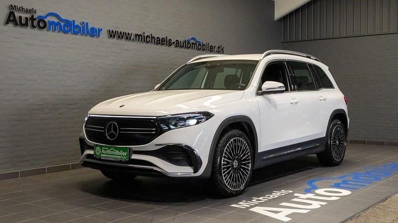 Hvid Brugt 2023 Mercedes EQB250 AMG line SUV | 369.900 kr. (Dyr) - Billede 1/4