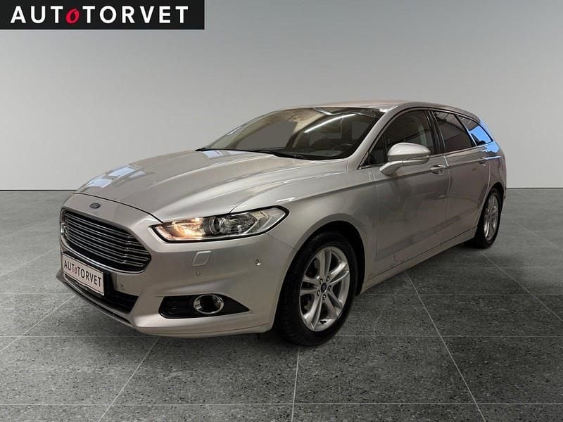 Sølvmetal Brugt 2016 Ford Mondeo Business Edition Stationcar | 102.700 kr. (Super pris) - Billede 1/4