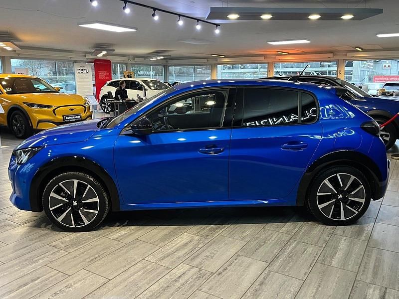 Brugt Peugeot e-208 GT 100 kW (136 HK) 2022 Blåmetal Hatchback