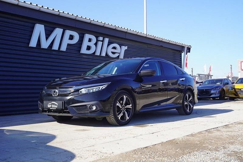 Brugt Honda Civic Executive 182 HK (133 kW) 2018 Sortmetal Sedan