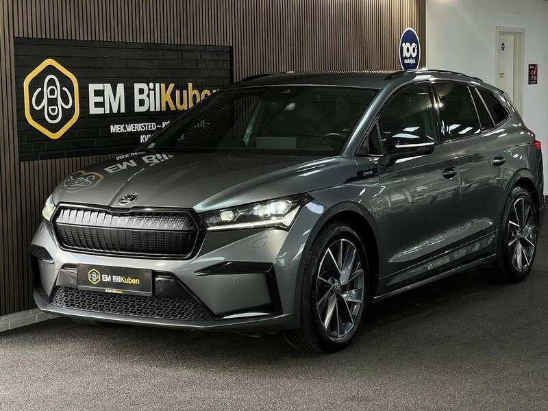 Brugt 2022 Skoda Enyaq iV SportLine SUV | 254.900 kr. (Fair pris) - Billede 1/4