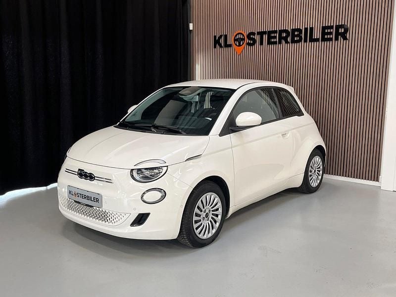 Hvid Brugt 2023 Fiat 500e Icon | 129.700 kr. (Fair pris) - Billede 1/4