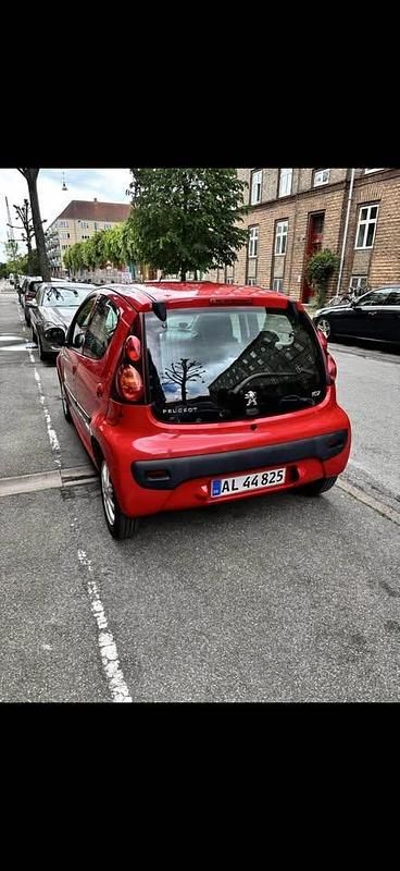 Brugt Peugeot 107 68 HK (50 kW) 2014 Rød Hatchback