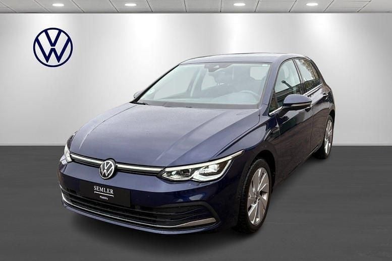 Mørkblå Brugt 2021 VW Golf VIII Style | 199.900 kr. (Fair pris) - Billede 1/4