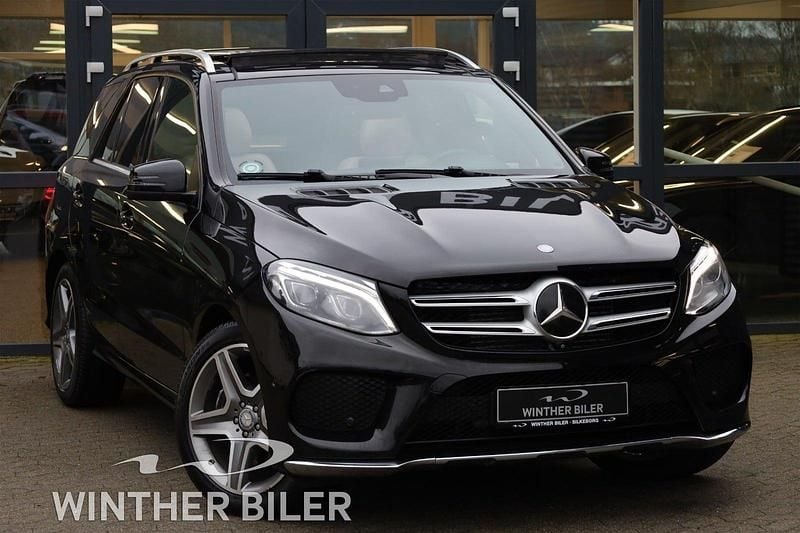 Sortmetal Brugt 2016 Mercedes GLE350 AMG line Van | 339.900 kr. - Billede 1/4