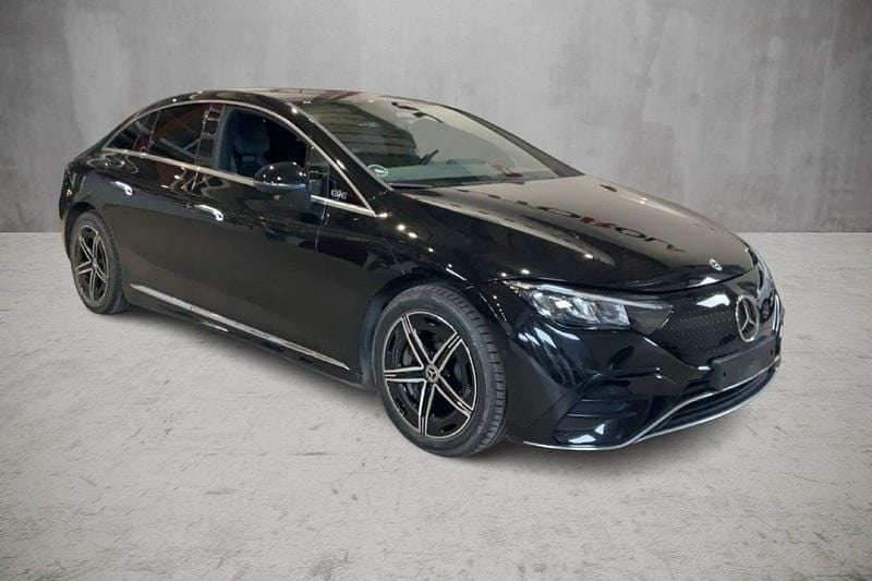 Brugt Mercedes EQE350 AMG line 214 kW (292 HK) 2023 Sortmetal Sedan