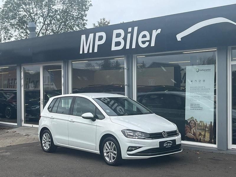 Hvid Brugt 2018 VW Golf Sportsvan Comfortline MPV | 179.900 kr. (Fair pris) - Billede 1/4