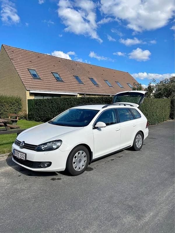 Hvid Brugt 2010 VW Golf VI Stationcar | 34.000 kr. - Billede 1/4