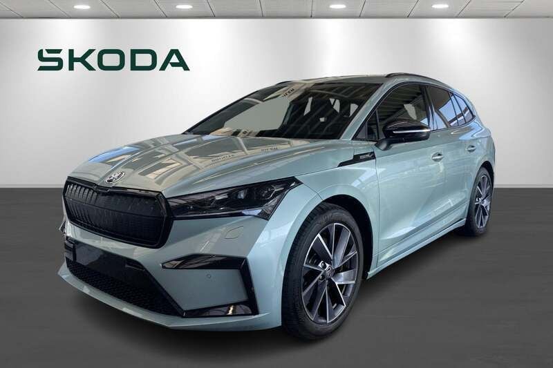 Sølvmetal Brugt 2023 Skoda Enyaq iV SportLine SUV | 359.900 kr. (Fair pris) - Billede 1/4