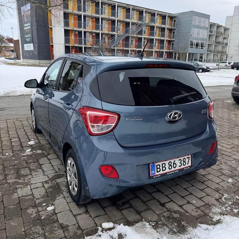 Brugt Hyundai i10 GO! 65 HK (47 kW) 2016 Blå Hatchback