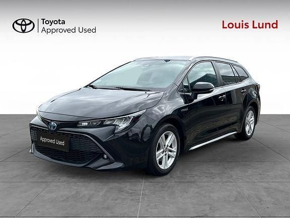 Pearl white Brugt 2019 Toyota Corolla H3 Stationcar | 199.900 kr. - Billede 1/4