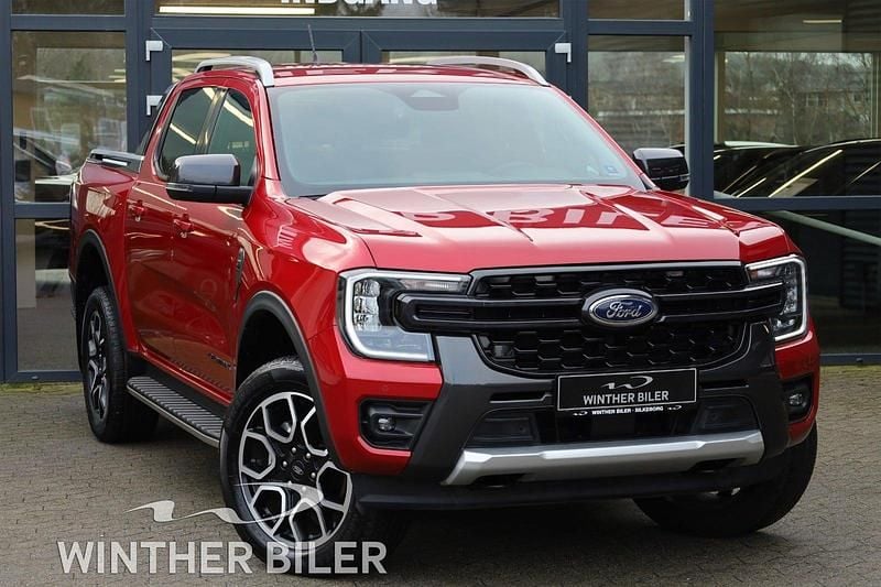 Rød Brugt 2024 Ford Ranger Wildtrack Afhentning | 389.900 kr. - Billede 1/4