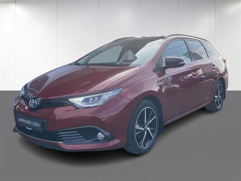 Bordeauxmetal Brugt 2018 Toyota Auris Touring Sports H2 Stationcar | 114.988 kr. (Super pris) - Billede 1/2