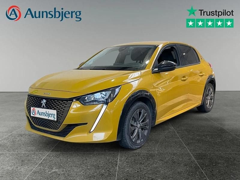 Gul Brugt 2022 Peugeot e-208 Allure Hatchback | 127.500 kr. (Fair pris) - Billede 1/4