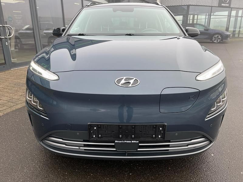 Brugt Hyundai Kona Trend 150 kW (204 HK) 2021 Blågrøn metal/sort tag SUV