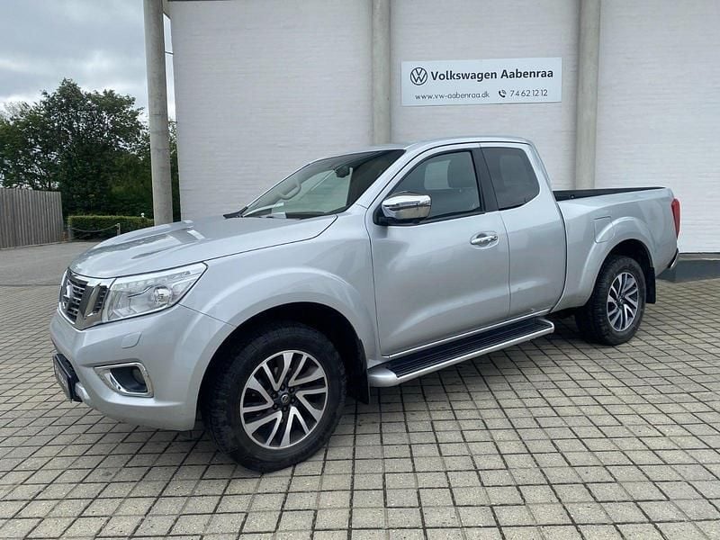 Sølvmetal Brugt 2017 Nissan Navara N-Connecta Afhentning | 154.900 kr. - Billede 1/4