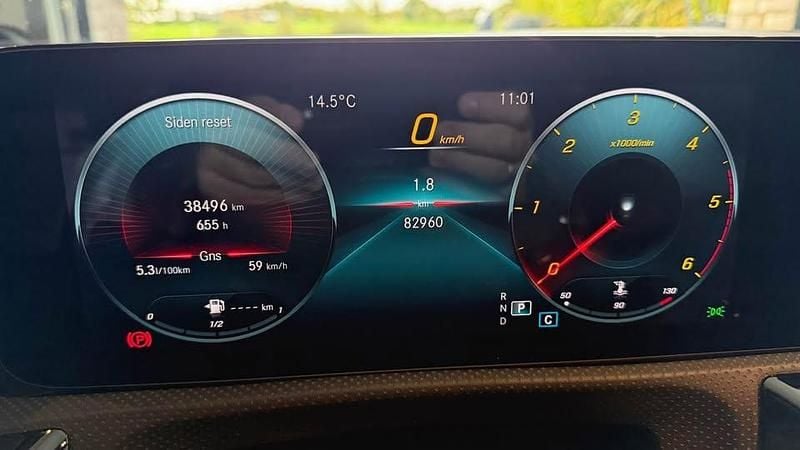 Brugt Mercedes A200 AMG line 150 HK (110 kW) 2022 Grå Hatchback