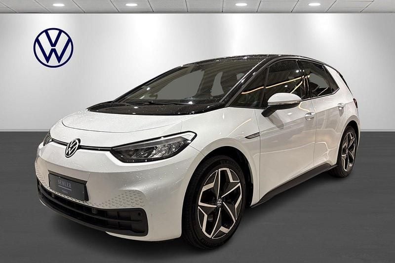 Hvidmetal Brugt 2022 VW ID.3 Pro Hatchback | 184.900 kr. (God pris) - Billede 1/4