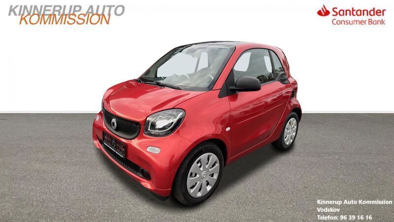 Rød Brugt 2015 Smart ForTwo Coupé Pure Coupe | 49.900 kr. (God pris) - Billede 1/4