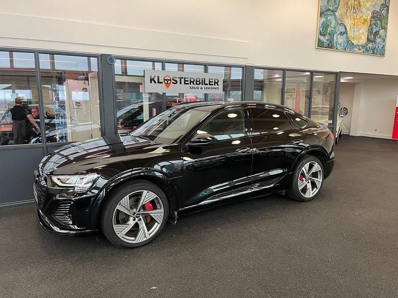 Sort Brugt 2023 Audi Q8 e-tron Black Edition SUV | 549.700 kr. (Lidt for dyr) - Billede 1/4