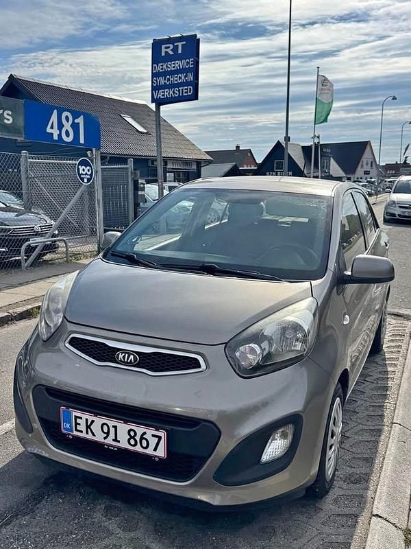Grå Brugt 2013 Kia Picanto Hatchback | 31.900 kr. (Fair pris) - Billede 1/4