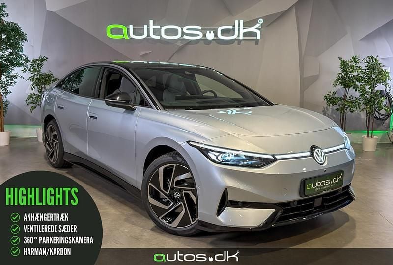 Sølvmetal Brugt 2024 VW ID.7 Style Hatchback | 399.000 kr. (Fair pris) - Billede 1/4