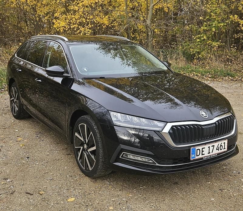 Sort Brugt 2021 Skoda Octavia Ambition Stationcar | 189.000 kr. (God pris) - Billede 1/5