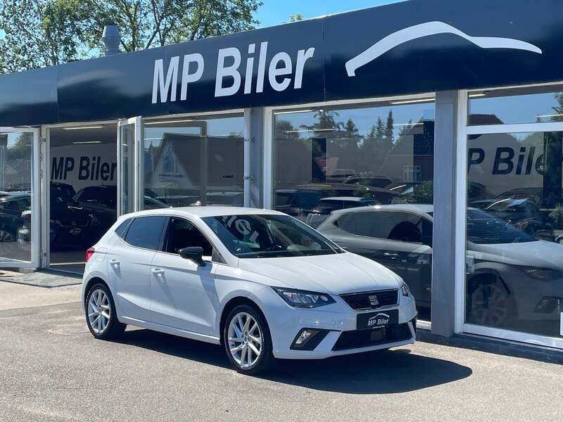 Hvid Brugt 2023 Seat Ibiza FR Hatchback | 149.700 kr. (Fair pris) - Billede 1/4