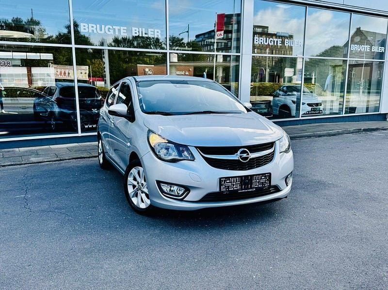 Sølvmetal Brugt 2017 Opel Karl Cosmo Hatchback | 79.900 kr. (Lidt for dyr) - Billede 1/4