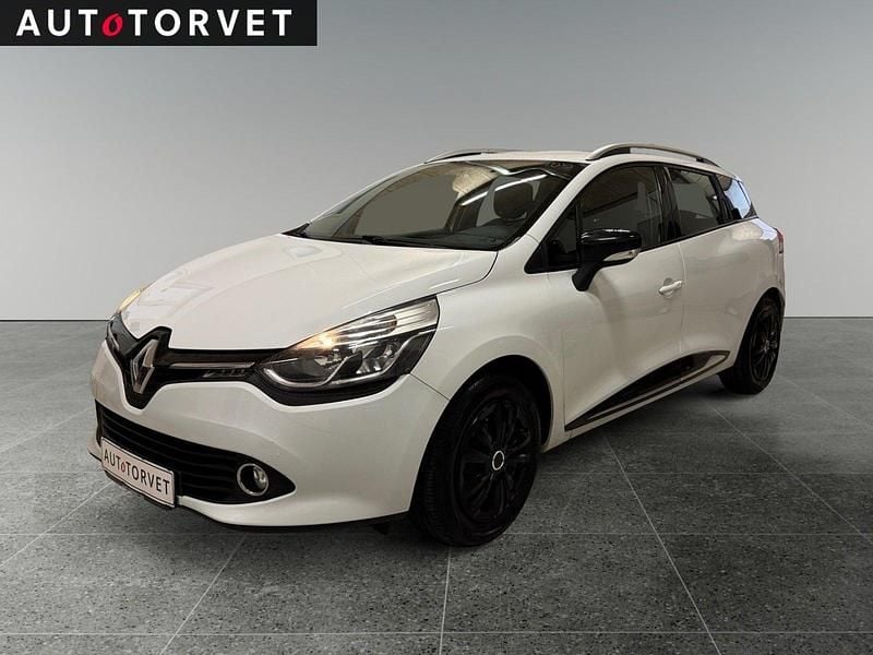 Hvid Brugt 2016 Renault Clio GrandTour LIMITED Stationcar | 39.700 kr. (God pris) - Billede 1/4