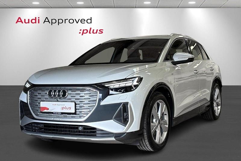 Hvidmetal Brugt 2024 Audi Q4 e-tron Advanced Plus SUV | 399.900 kr. (Dyr) - Billede 1/4