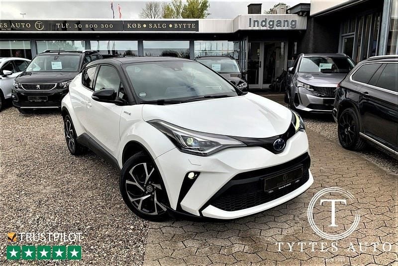Hvid Brugt 2020 Toyota C-HR Premium SUV | 209.800 kr. (Fair pris) - Billede 1/3