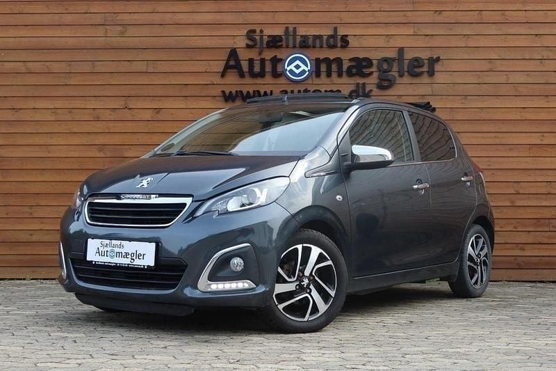 Grå Brugt 2016 Peugeot 108 Desire Top! Hatchback | 55.000 kr. (Fair pris) - Billede 1/4