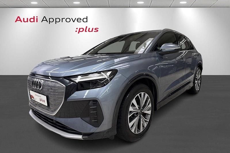 Lysblåmetal Brugt 2023 Audi Q4 e-tron SUV | 319.900 kr. (Lidt for dyr) - Billede 1/4