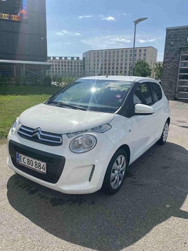Hvid Brugt 2018 Citroën C1 PureTech Hatchback | 41.900 kr. (Super pris) - Billede 1/4