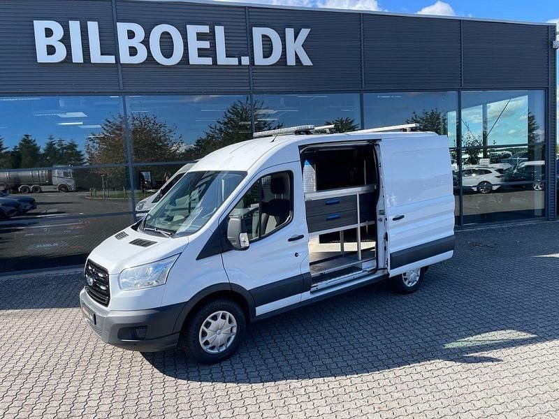 Hvid Brugt 2017 Ford Transit Trend Van | 129.800 kr. - Billede 1/4