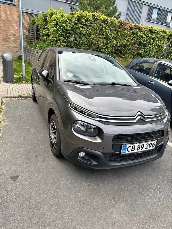 Grå Brugt 2018 Citroën C3 PureTech Hatchback | 75.000 kr. (Fair pris) - Billede 1/4
